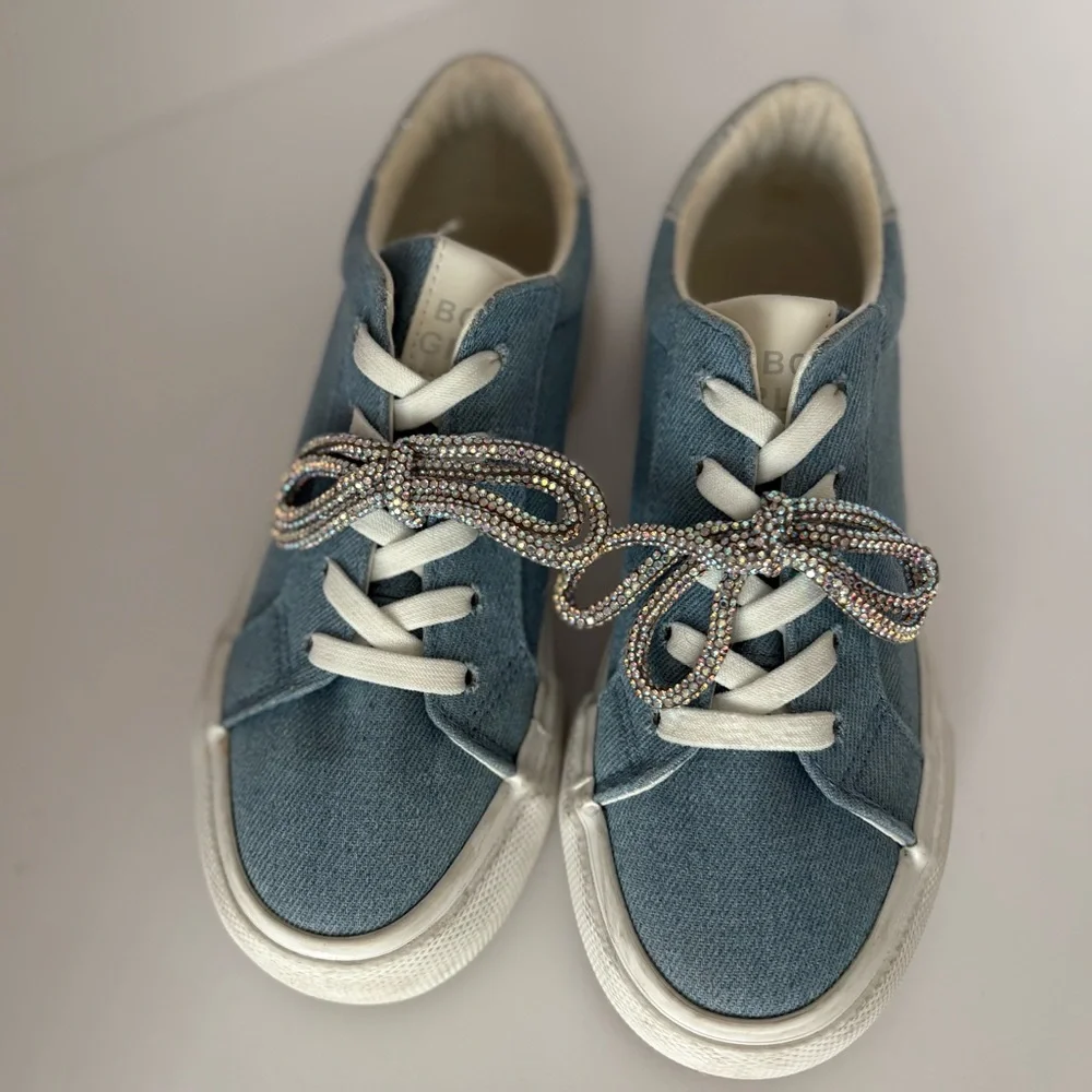BCBG Girls Precious Platform Sneaker Size 1
